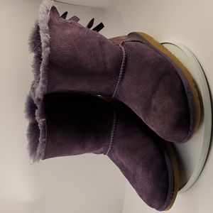 UGG Bailey Bow Boots Purple